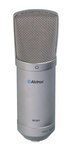 Imagen 1 de 2 de Micrófono Alctron MC001 condensador  cardioide plata