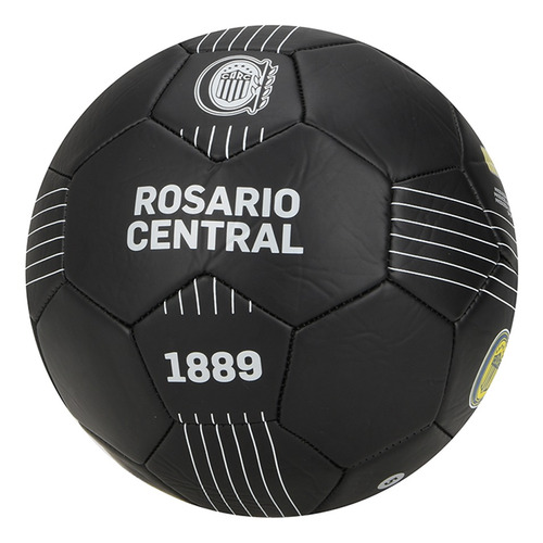 Pelota Dribbling Club Atlético Rosario Central En Negro Y Pl