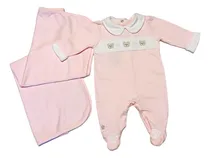 Comprar Saída Maternidade Menina Algodão Pima Bordado Anjos Baby