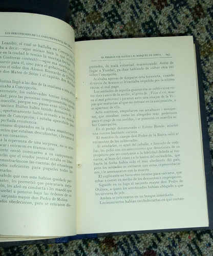 Los Precursores De La Independencia De Chile. Tomos Ii Y Iii (Usado)