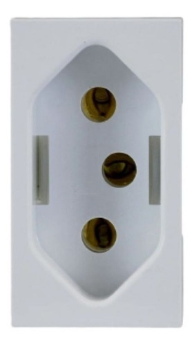 Kit 3 Modulos Tomada Habitat Branco 20a Branco Fame 2062
