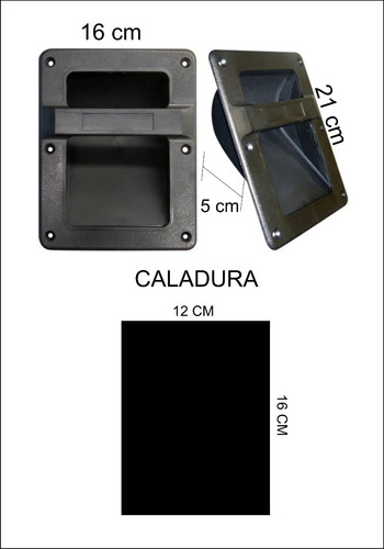 Manija Para Bafle 21 X 16 Cm Por Unidad