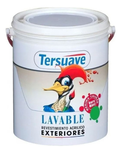 Acrilico Ext Lavable Amarillo-rojo 1 Lt. Tersuave Ferreplus