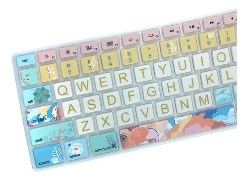 Funda De Silicona Para Teclado Apple iMac A1243 Flores
