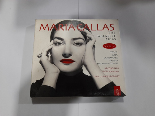 Cd Maria Callas The Greatest Arias Vol 2 En Formato Cd