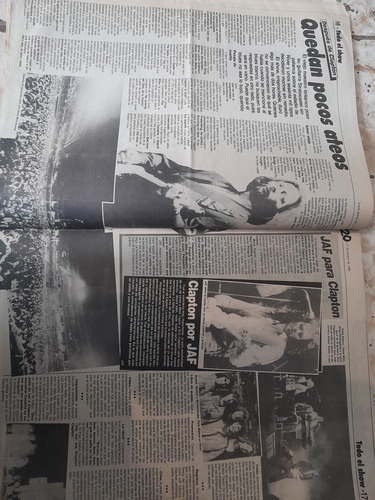 Revista 13/20 11 10 1990 Eric Clapton Marilina Ross Cantilo (Usado)