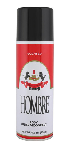 Hombre Spray Corporal Desodorante Rojo Clásico Para Hombre.