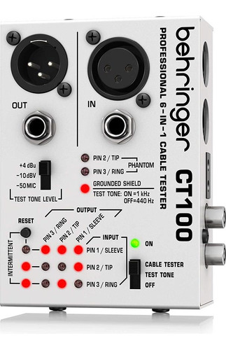 Behringer Ct100 Cable Tester Musicapilar