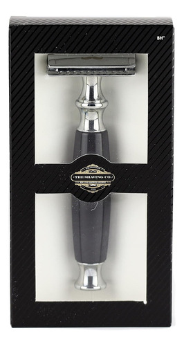 The Shaving Co Kit Crema De Afeitar Menta Y Rastrillo Negro