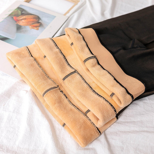 Medias Con Forro Para Mujer Medias Térmicas Elásticas