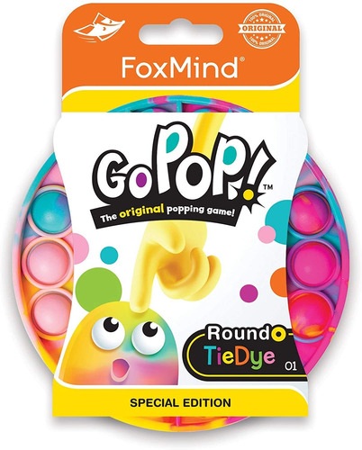 Foxmind Games Go Pop! Last One Lost, Tie Dye  El Original P