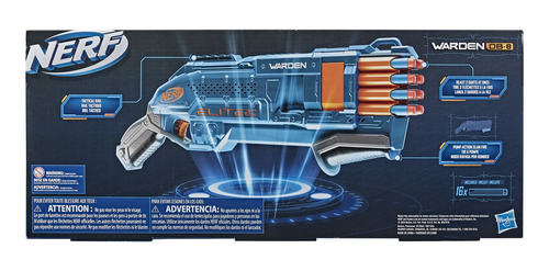 Nerf Elite 2.0 Lançador De Dardos Duplos Warden Db-8 Hasbro