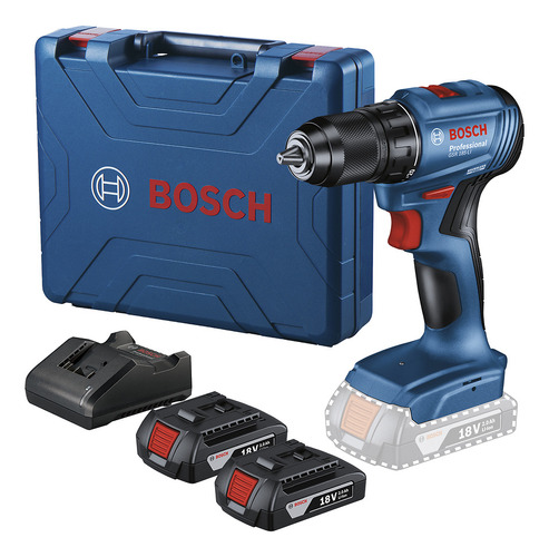 Taladro Ator Inalambrico Bosch Gsr 185-li 18v 2 Baterías