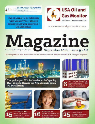 The 30 Largest U.s. Refineries With Capacity Over 100,000 Barrels : North American Refiners- Less..., De Gloria Towolawi. Editorial Createspace Independent Publishing Platform, Tapa Blanda En Inglés
