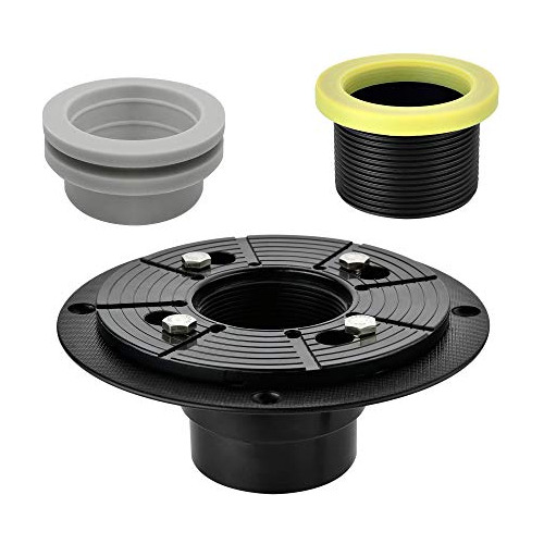 2 Inch Shower Drain Base Flange Kit With Rubber Coupler...