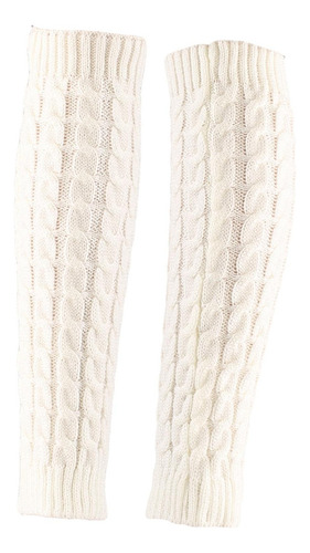 Calentadores De Piernas De Punto Para Mujer, Calcetines Sin