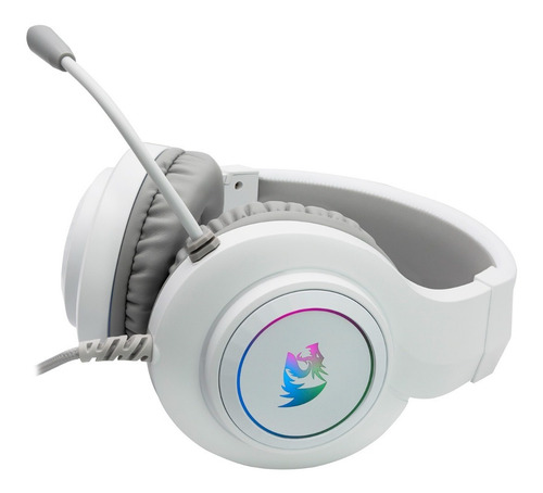 Imagen 4 de 5 de Audífono Gamer Redragon Hylas White H260 Rgb Usb; Electrotom