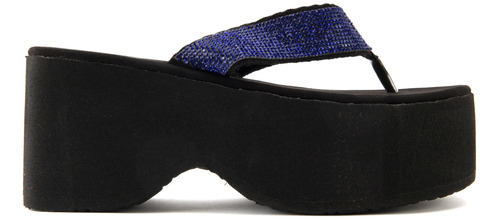 Sandalia Para Dama Color Azul Sary 