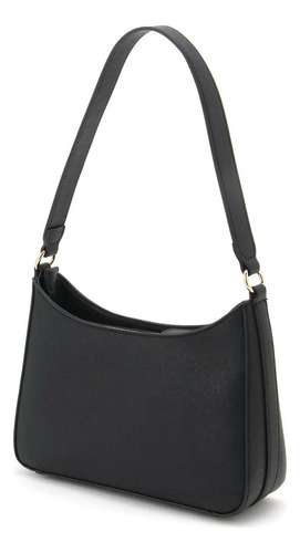 Bolsa Guess Factory Sa960317-bml Acabado De Los Herrajes Níquel Color Negro Correa De Hombro Negro Diseño De La Tela Lisa