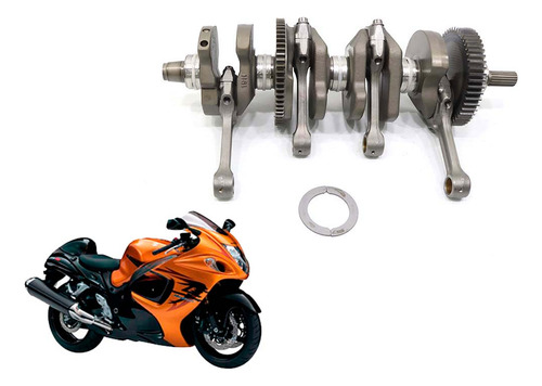 Virabrequim C/800km Completo Suzuki Hayabusa 1300 09-19 (715 (Usado)