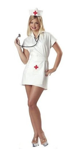 Disfraces De California Traje De Enfermera De Moda De Adulto