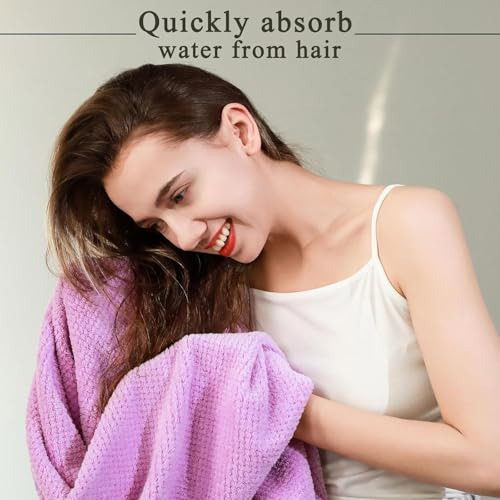 Juego De 4 Toallas De Baño De Microfibra Absorbentes