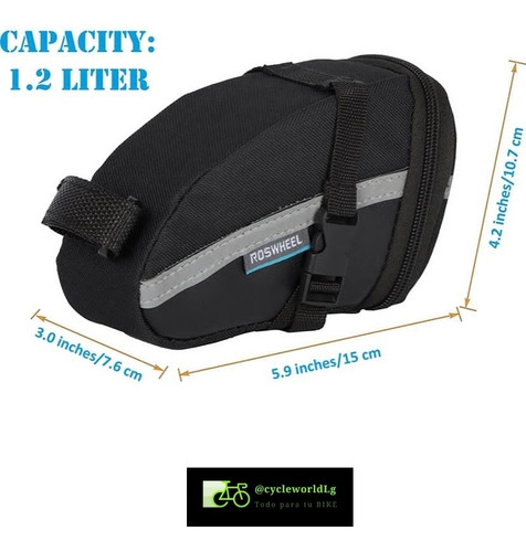 Bolso Para Bicicleta Debajo Asiento