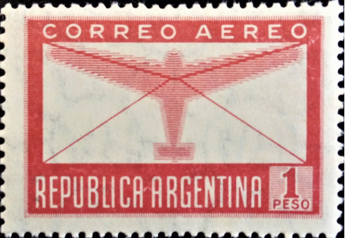 Argentina, Sello Gj 861 Aéreo 1p Offset 1942 Mint L14702