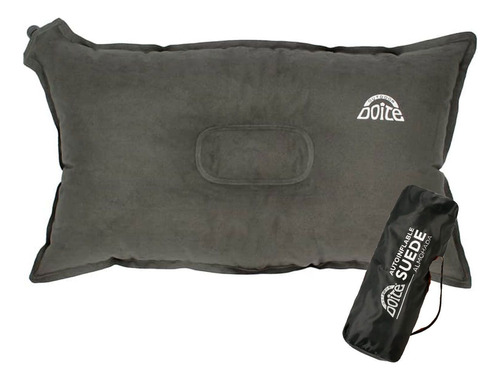 Almohada Autoinflable Doite Suede Super Compacta Liviana