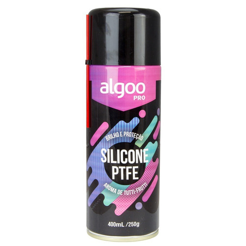 Silicone Algoo Ptfe Spray Aroma Tutti-frutti Brilho Proteção