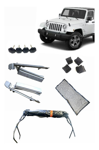 Capota Soft Top Jeep Wrangler 10-18 Original Sem As Janelas (Usado)