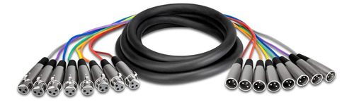 Cable Snake Xlr Medusa De 8 Canales 5 Metros Profesional