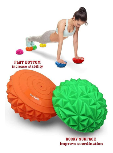 Discos Y Pods De Equilibrio Hedgehog - Fortalece Core/coordi