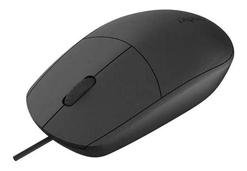 Mouse Com Fio Usb N100 1600 Dpi Preto Ra017 Rapoo