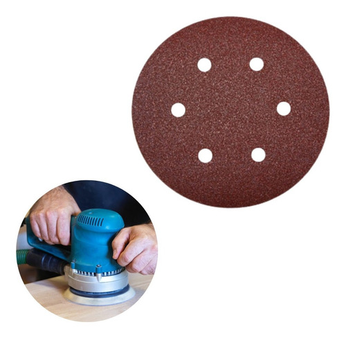 Makita P-37568 Disco De Lija Velcro 6 P/madera G 40 50 Pzas