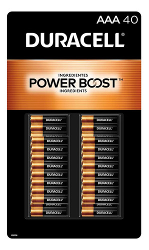 Pilas Aaa Power Boost De 40 Piezas Duracell