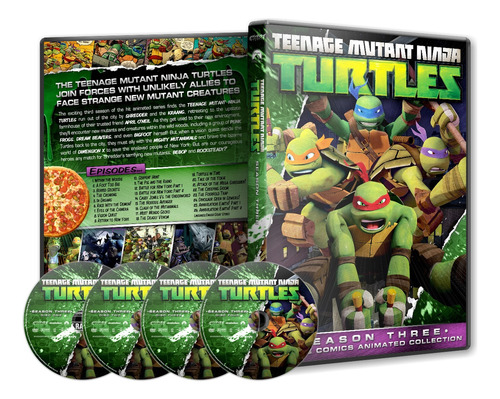 Las Tortugas Ninja 2012 Serie En Dvd Latino/ingles