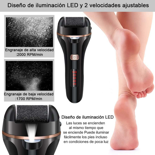 Lima Eléctrica Recargable Para Pies, Removedor De Callos
