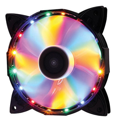 Cooler Fan Oex F30 Led Colorido 120mm 12v 0.35a 40cfm