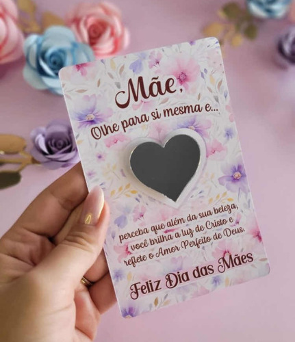 200 Lembrancinhas Igreja Dia Das Mães Com Espelho