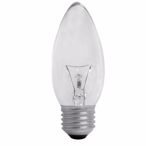 Kit Com 10 Lamp. Vela 25wx127v (110v)  Transp. E-27 Philips
