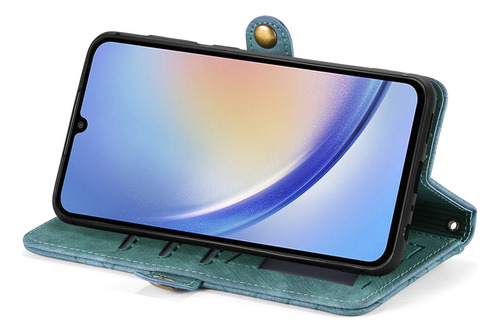 Funda Para Samsung Galaxy A05/a05s/a12 5g, Pulsera De Piel Con Cremallera, A Prueba De Golpes, Funda Protectora