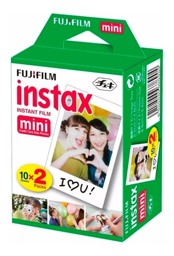 Imagen 1 de 3 de Rollo Fujifilm Pack 20 Fotos Instax Mini 9 Mini 8 Fuji *
