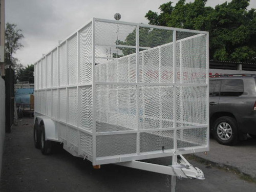 Remolque Malla Desplegada Pet Carton Reciclaje Guad