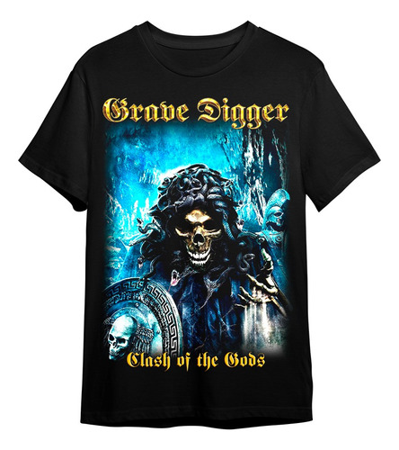 Polera Grave Digger - Clash Of The Gods - Holy Shirt