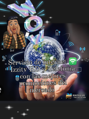 Servicio De Internet, Teléfono Izzitv 