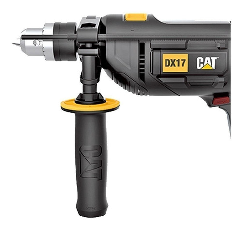 Taladro Caterpillar 13mm 750watts Con Percutor Dx17 Color Negro Frecuencia 50 Hz/60 Hz