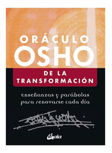 Oráculo Osho De La Transformación: Libro + Cartas Original