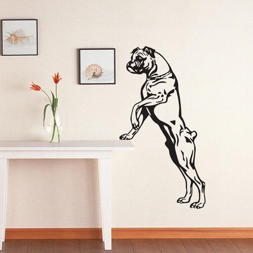 Vinilo Decorativo Perro Boxer  