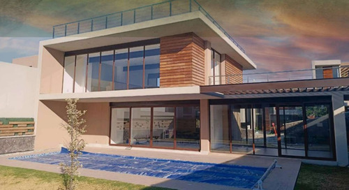 Casa Con Estudio, Cuarto De Tv, Mezzanine Y Terraza En Recamara Principal, En Venta, Zibatá, Queretaro.